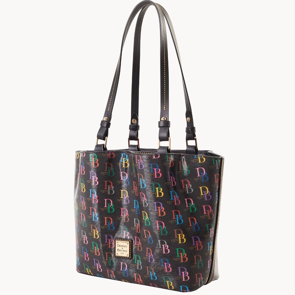 Dooney & Bourke Signature Db75 Multicolor Flynn T… - image 2